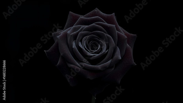 Obraz rose in black