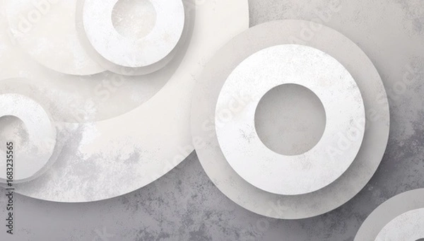 Fototapeta Abstract circles on a textured background