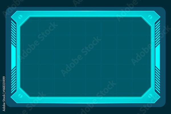 Obraz Technology frame vector illustration