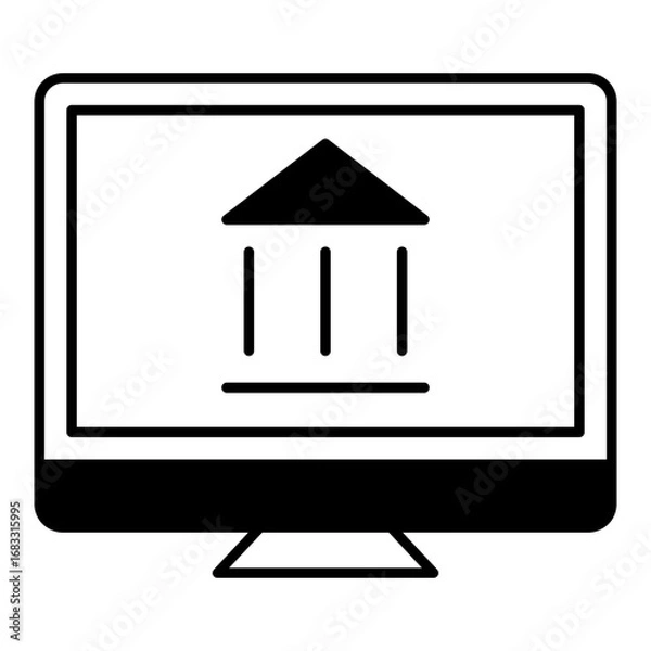 Obraz bank digital icon dualtone