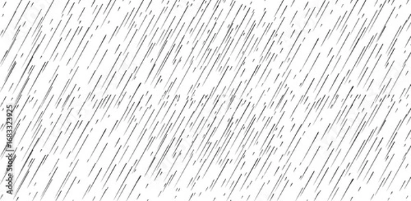 Obraz Rain vector, Rain white background. Seamless Diagonal Rain Lines Vector Pattern on White Background.
