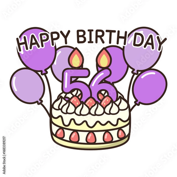 Obraz 誕生日ケーキ