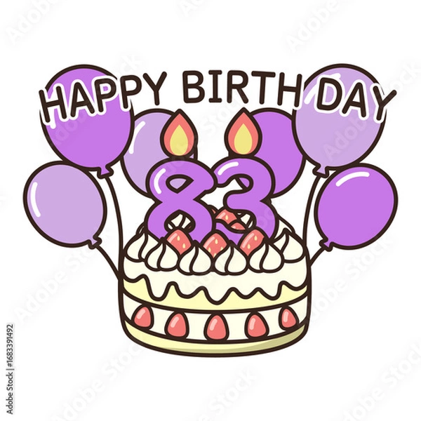 Obraz 誕生日ケーキ