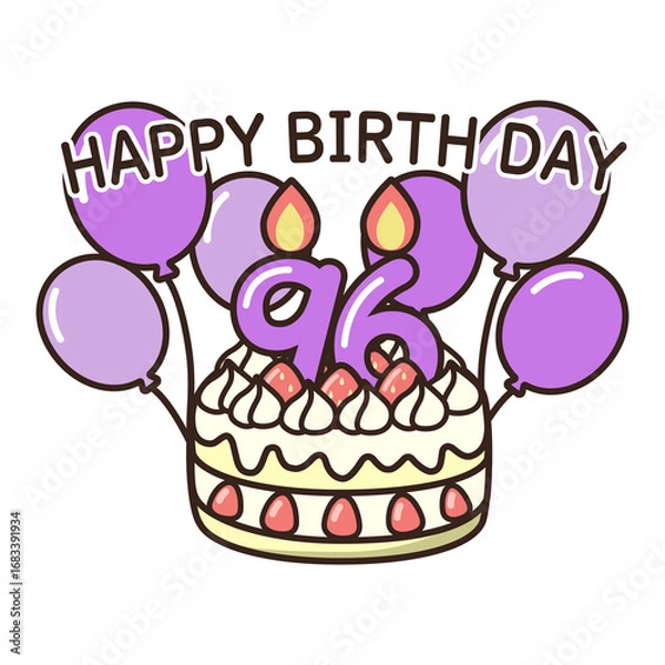 Obraz 誕生日ケーキ