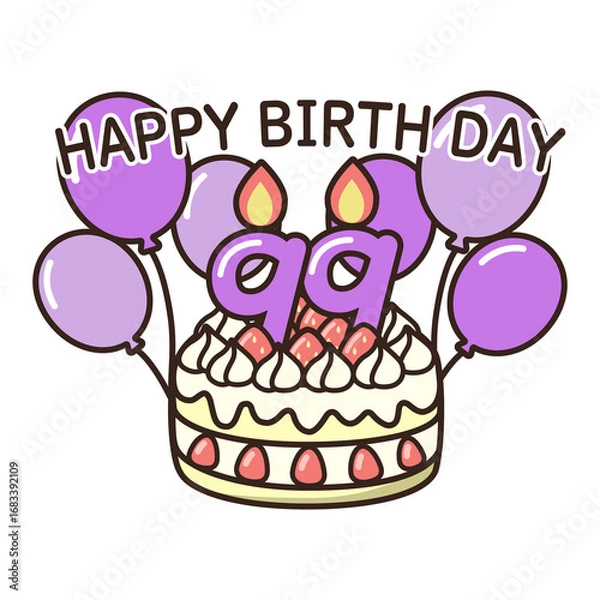 Obraz 誕生日ケーキ