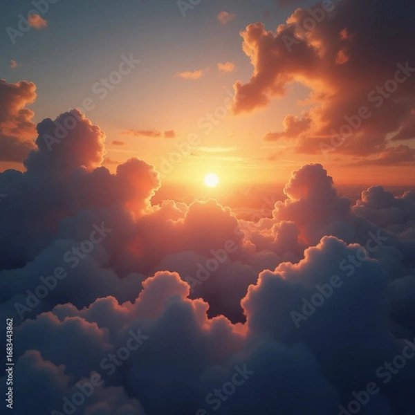 Fototapeta clouds in the sky