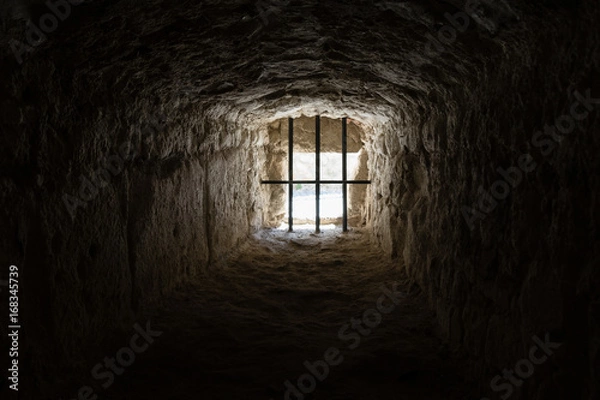 Obraz ancient prison window