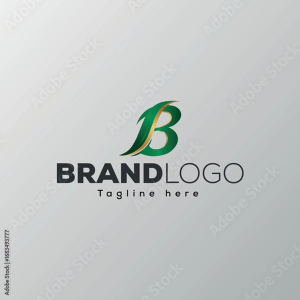 Obraz minimalist logo template