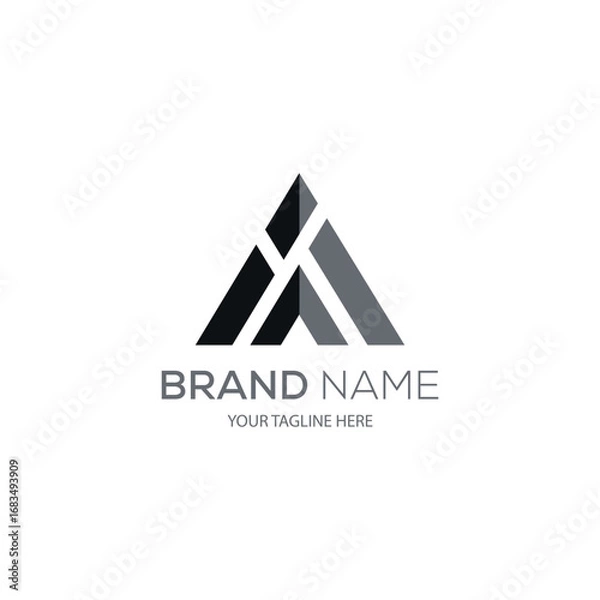 Obraz minimalist logo template
