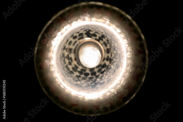 Obraz レトロな照明のアップ