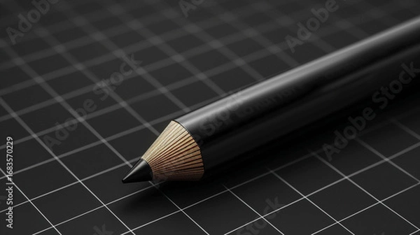 Obraz pencils on a table