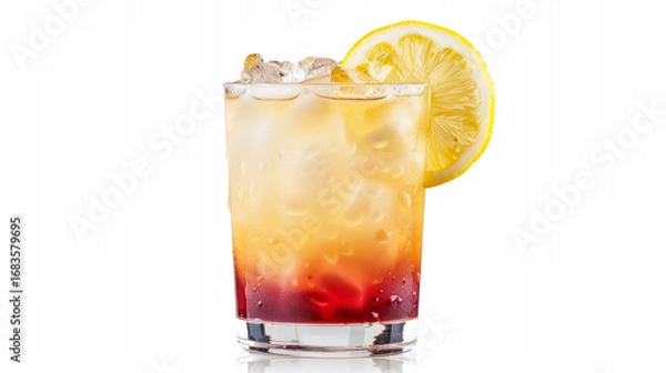 Obraz cola with ice and lemon