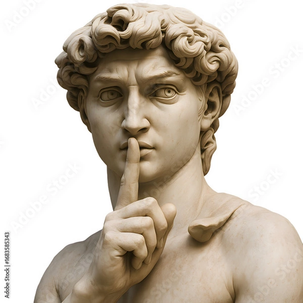 Obraz statue of a man sculpture png background 
