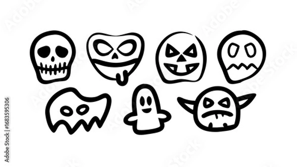 Obraz vector illustration of a helloween icon