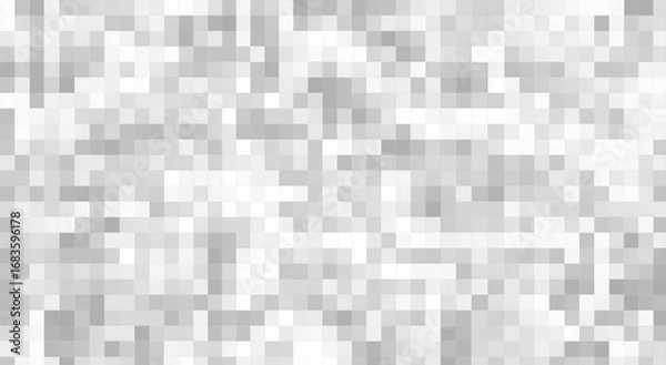 Obraz Abstract gray pixelated mosaic background creating modern digital effect