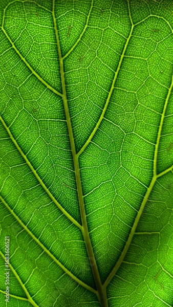 Obraz green leaf texture