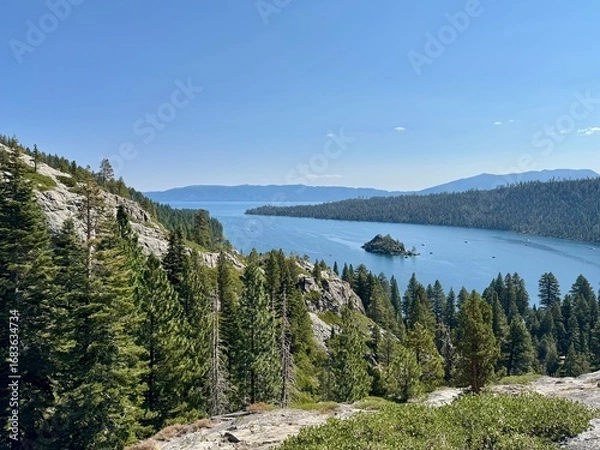 Obraz Lake Tahoe California. Beautiful view. 