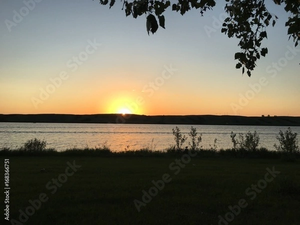 Obraz A Day At Black Strap Lake Saskatchewan