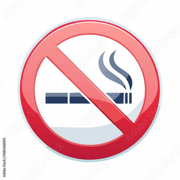 Obraz no smoking sign