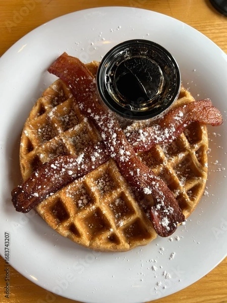 Obraz Waffle and Syrup