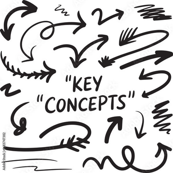 Obraz Abstract geometric shape silhouette isolated on white background