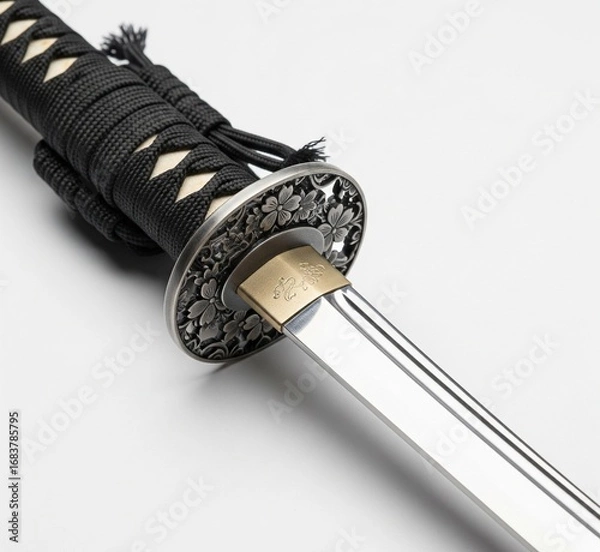 Obraz sword on a black