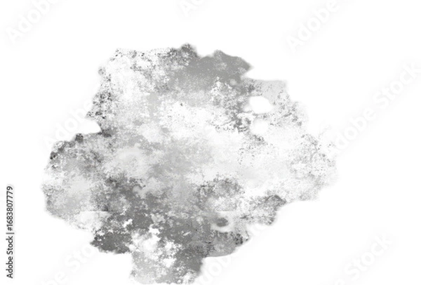 Obraz Abstract grayscale watercolor blot