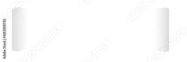 Obraz A ragged, white rectangular shape with a pixelated, uneven border