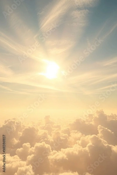 Fototapeta clouds in the sky