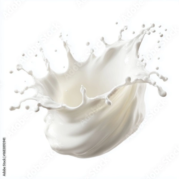 Obraz Milk Splash - A Nutritious and Delicious Food , PNG isolated cut out image