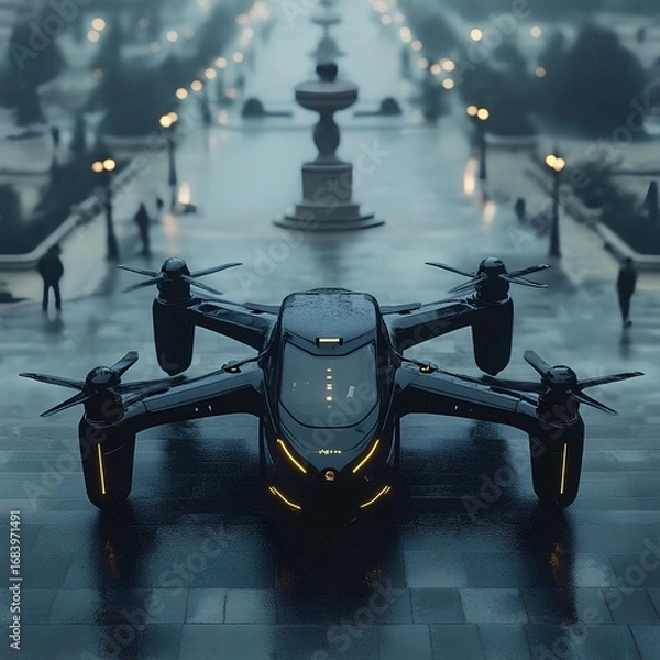 Fototapeta 
futuristic drone