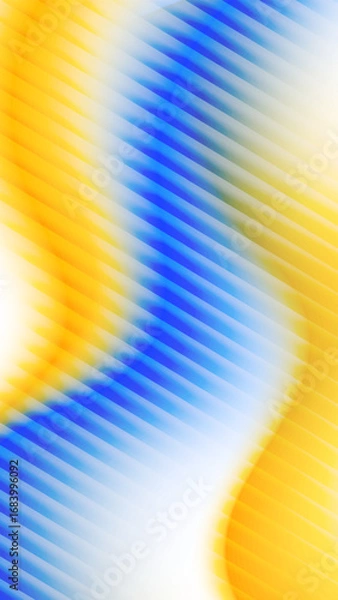 Obraz Ripple gradient background design. Modern distortion ripple glass texture effect. Abstract fractal effect ribbed glass texture with vibrant gradients smooth fluted vector bg