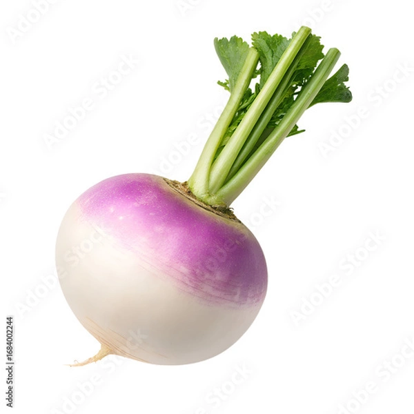 Fototapeta Turnip, isolated on a transparent background