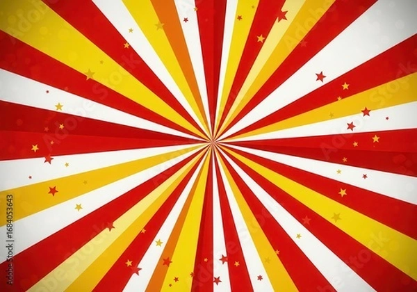 Fototapeta Retro burst background with stars