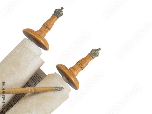 Obraz Torah scroll with a pointer