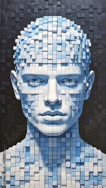 Obraz Digital human portrait