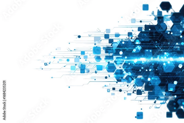 Fototapeta Abstract digital network design