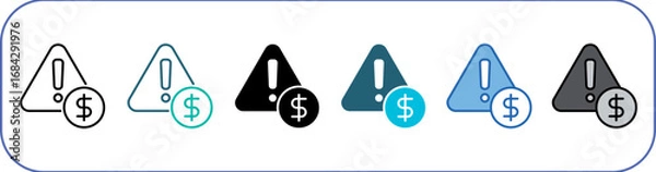 Obraz Sanction Icon Pack Multistyle Editable Stroke