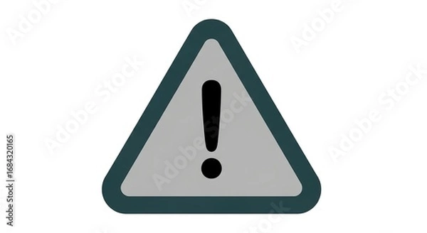 Obraz Warning sign icon