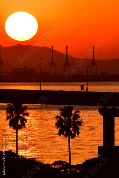 Obraz 夕暮れの海