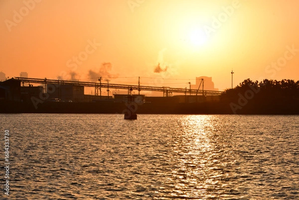 Obraz 夕暮れの海