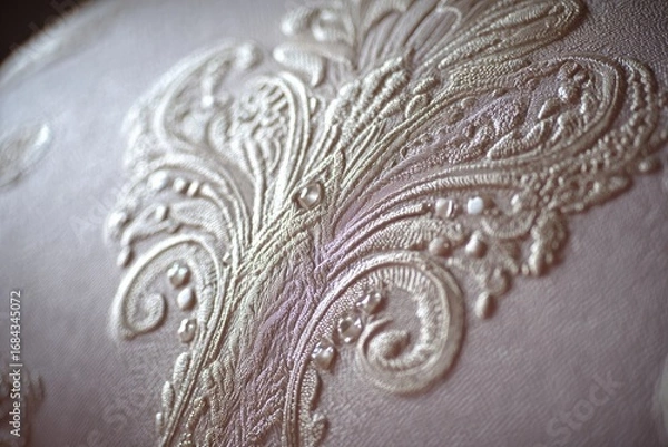 Fototapeta Close-up of intricate, ornate floral pattern