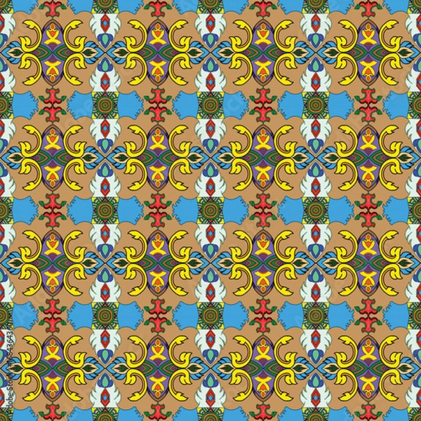 Obraz seamless pattern with flowers