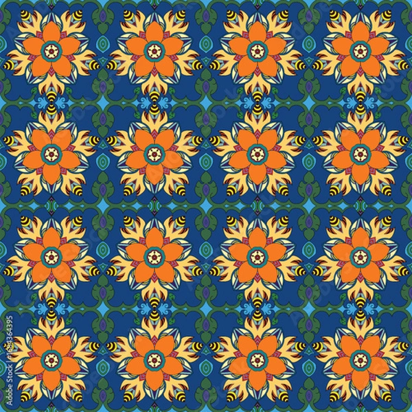 Obraz seamless pattern with flowers