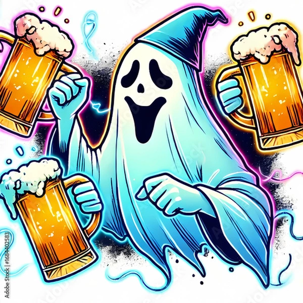 Obraz Pumpkin Spice & Everything Fright - I’m Here for the Boos (2)