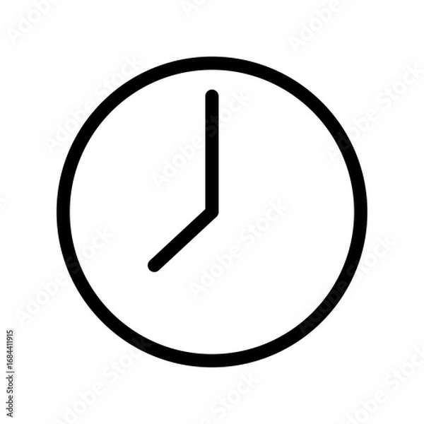 Fototapeta Clock Line Icon of Miscellaneous Common Concepts Icon Set