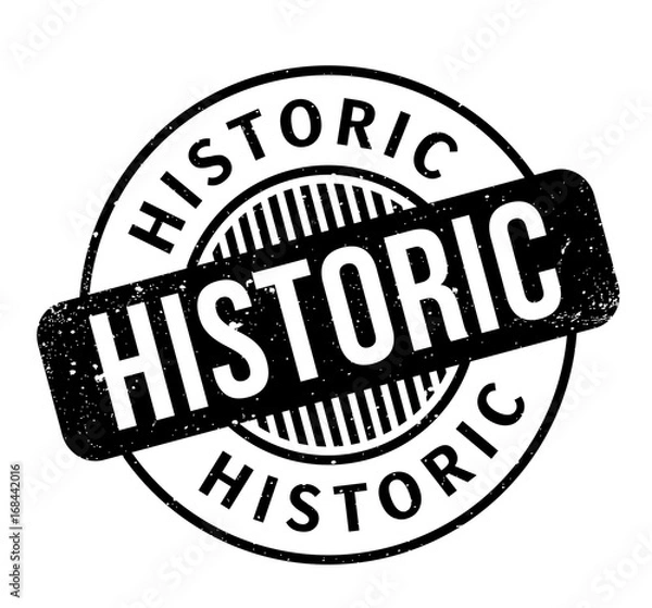 Fototapeta Historic rubber stamp. Grunge design with dust scratches. Effects can be easily removed for a clean, crisp look. Color is easily changed.