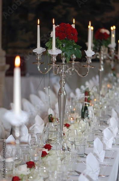 Obraz Hochzeitstafel