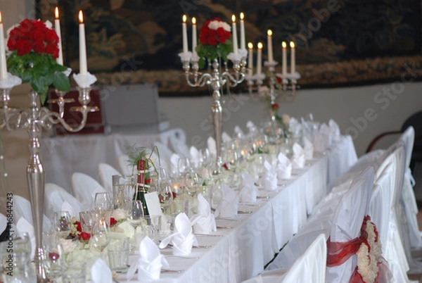 Obraz Festliche Hochzeitstafel