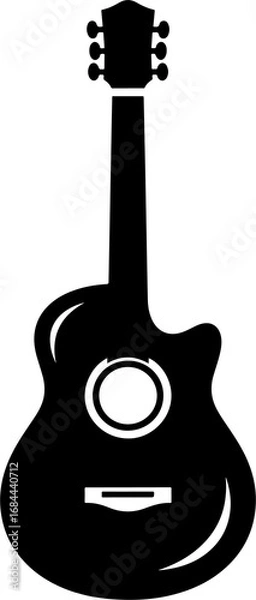 Obraz electric guitar vector illustration